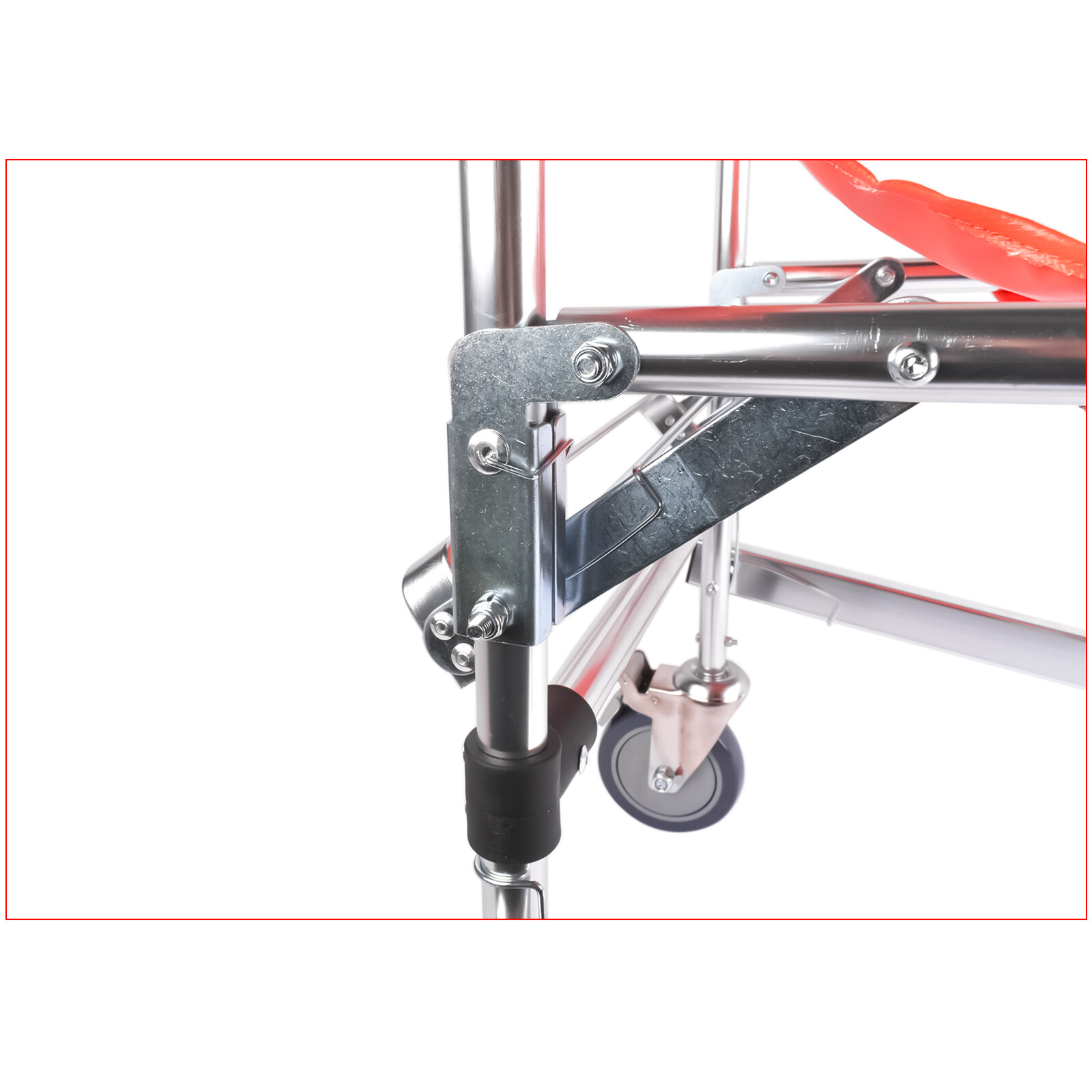 Stair Chair Emergency Evacuation Wheelchair Elderly Climbing Stair Chair Orange