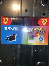 Maxell MJC-30C Mini SLIMLINE Multi-Color Case...