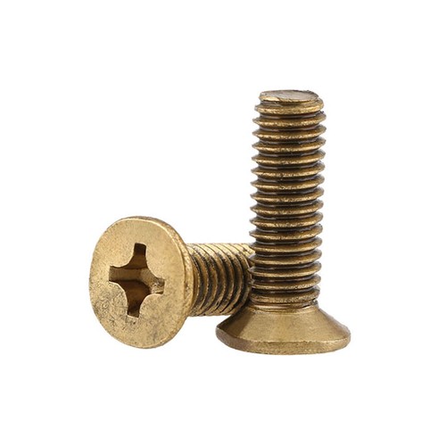 2mm / M2 Solid Brass Flat Countersunk Head Phillips Screws Machine Screws - Picture 1 of 11