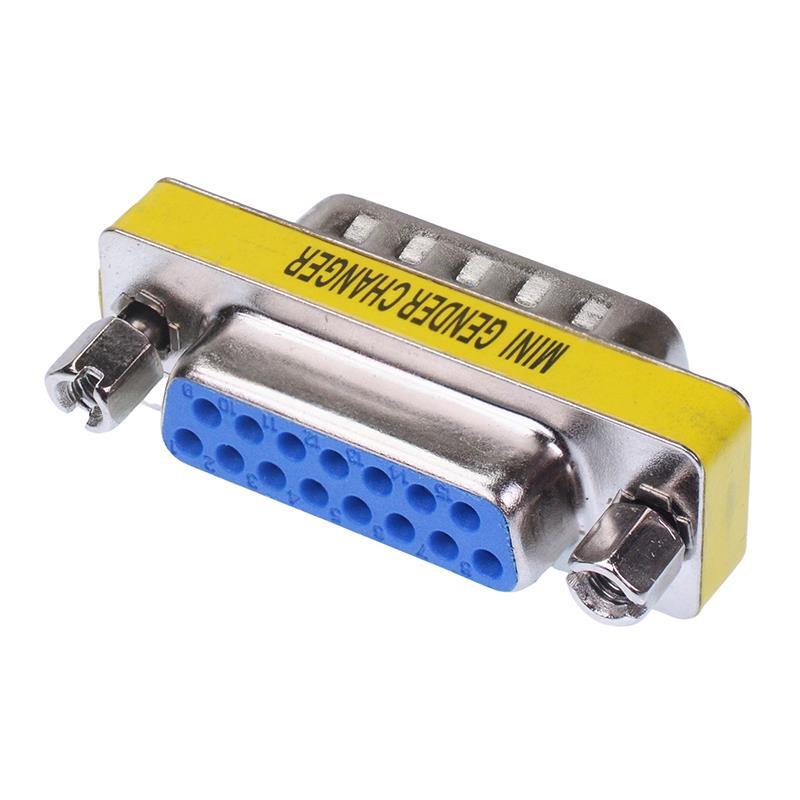 15 Way D Sub Maschio a Femmina Adattatore Connettore