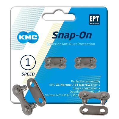KMC Snap On 1X Narrow EPT Links Single - Internal Hub Gear Bike