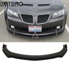 For Pontiac G5 G6 G8 Gto Front Bumper Lip Splitter Spoiler Body Kit Gloss Black