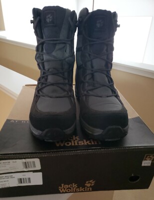 Vtg NIB Men's Jack Wolfskin Texapore SnowTime Winter Boots Grey Stone Size 11.5 