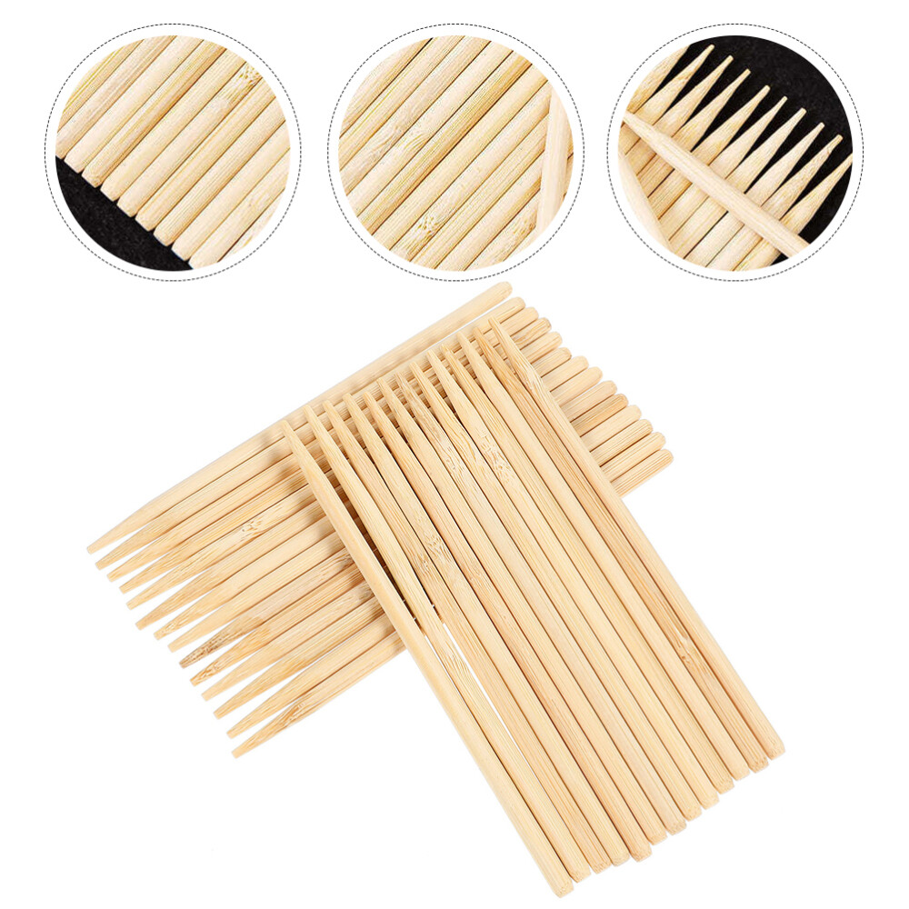 100 Pcs Useful Great Wood Stylus Sticks Scratch Paper Painting Drawing