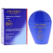Shiseido Ultimate Sun Protector Lotion SPF 60 Plus 1.6oz /50ml NEW IN retail BOX