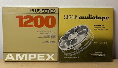 Vintage Ampex & Audiotape Reel To Reel Tapes For Recording