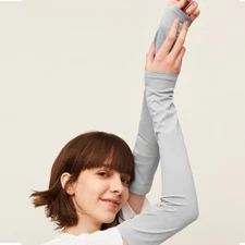 OhSunny Sun Protection Arm Sleeves Anti-UV UPF50+ Cool Long Sleeve for Men Women