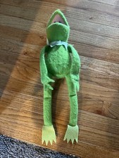 Vintage Fisher Price Kermit the Frog. Jim Henson's Muppet's Doll no. 850