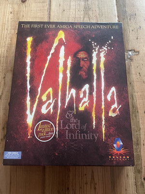 Commodore Amiga - Valhalla Big Box Spiel. Mit Original Poster. Getestet & funktionsfähig