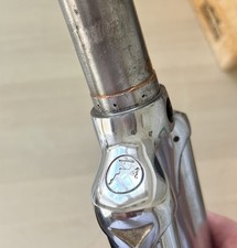 GAZELLE AA SPECIAL forcella stradale cromata Reynolds 531C lame Aero Crown