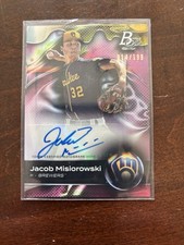 RARE Jacob Misiorowski 2023 Boman Platinum Prospects Auto TOP-69 #014/199