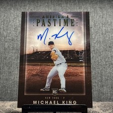 Michael King 2020 Americas Pastime Auto Rookie Serial #d 14/25 New York Yankees