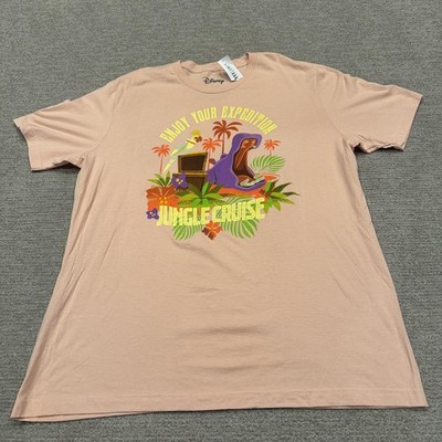 Disney Shirt Women 2X Pink Jungle Cruise Enjoy Your Expedition Magic Kingdom WDW