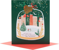Christmas Card for Both of You - City Ice Rink Design