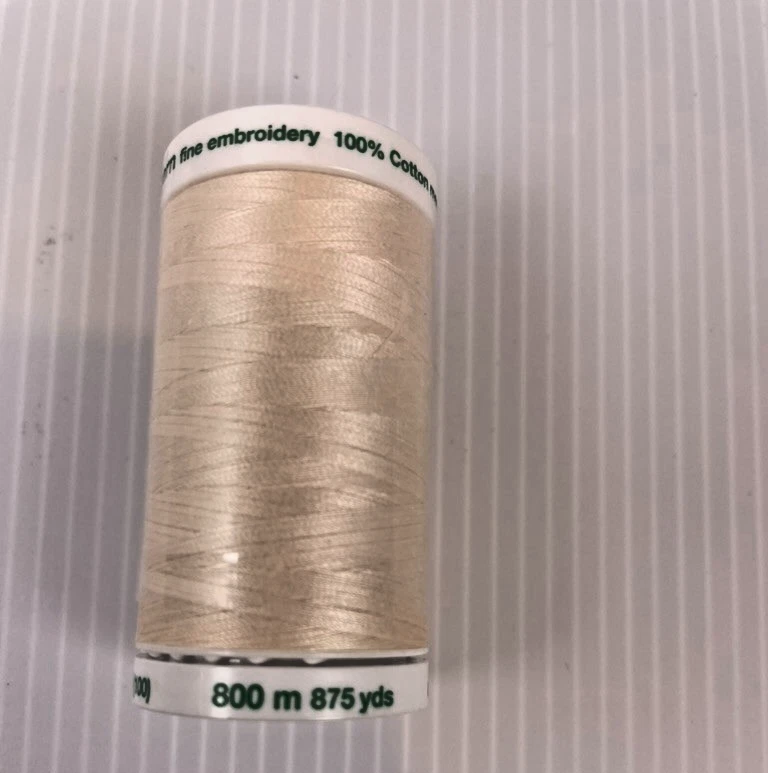 Mettler Cotton Thread Silk Finish 60 weight 2 ply 170d 800 meters/875 yards 512 - Image 2 of 4