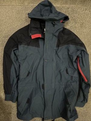 VTG 90s Helly Hansen Helly Tech Hooded Parka Jacket Mens S 3M No Flaking