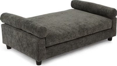 Club Nine Pets Orthopedic Furniture Style Elevated Dog Sofa Bed, Gray Open Box