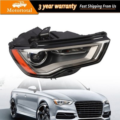 Right Passenger Side AU2503191 For 2015-2016 Audi A3 S3 Headlight HID/Xenon