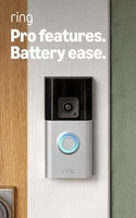 Ring Battery Doorbell Pro, Home or business security (Open Box , New)