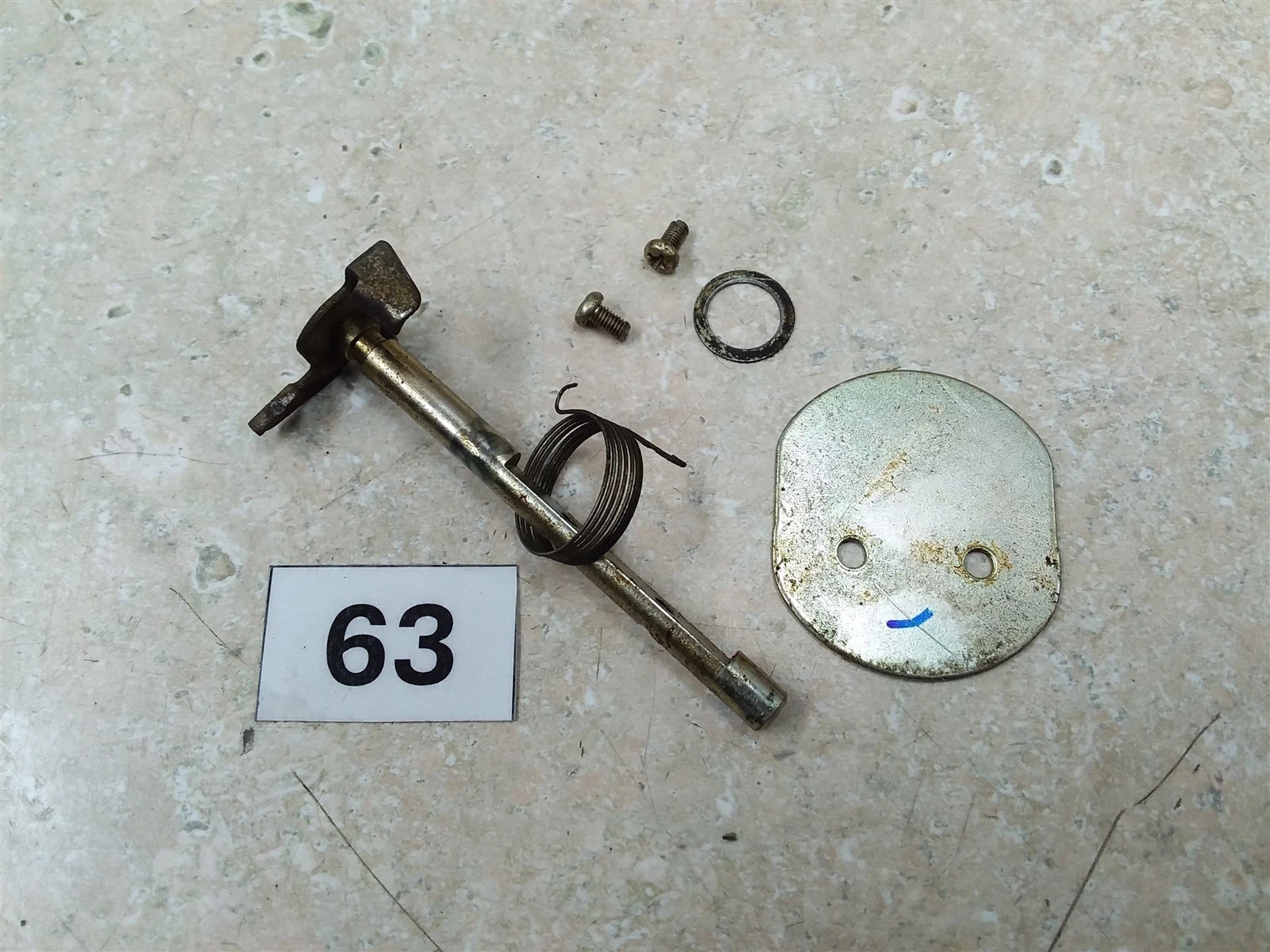 Honda CB400-T VB21B Carb Carburetor Left Choke Shaft Unit 1978 1979 #63 ACP31