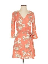 Minkpink Women Orange Casual Dress XS