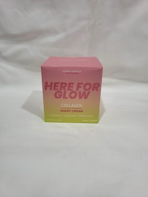 Sunday Essence Here For Glow Up Collagen Night Cream 1.69 fl oz Exp 10.13.2027