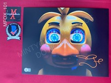 Megan Fox  signed 11x14 photo Five Nights at Freddy's Toy Chica Beckett COA
