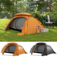 1-2 Man Aluminium Frame Camping Tent Dome Tent with Removable Rainfly