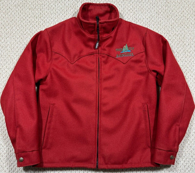 Schaefer Outfitter Wool Arena Jacket Womens S Red Western Cowboy 565L USA Made