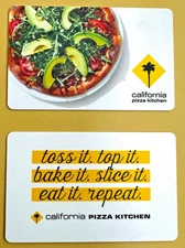 CALIFORNIA PIZZA (2) $50 Physical Gift Cards = $100.00 Total Value Free Shipping