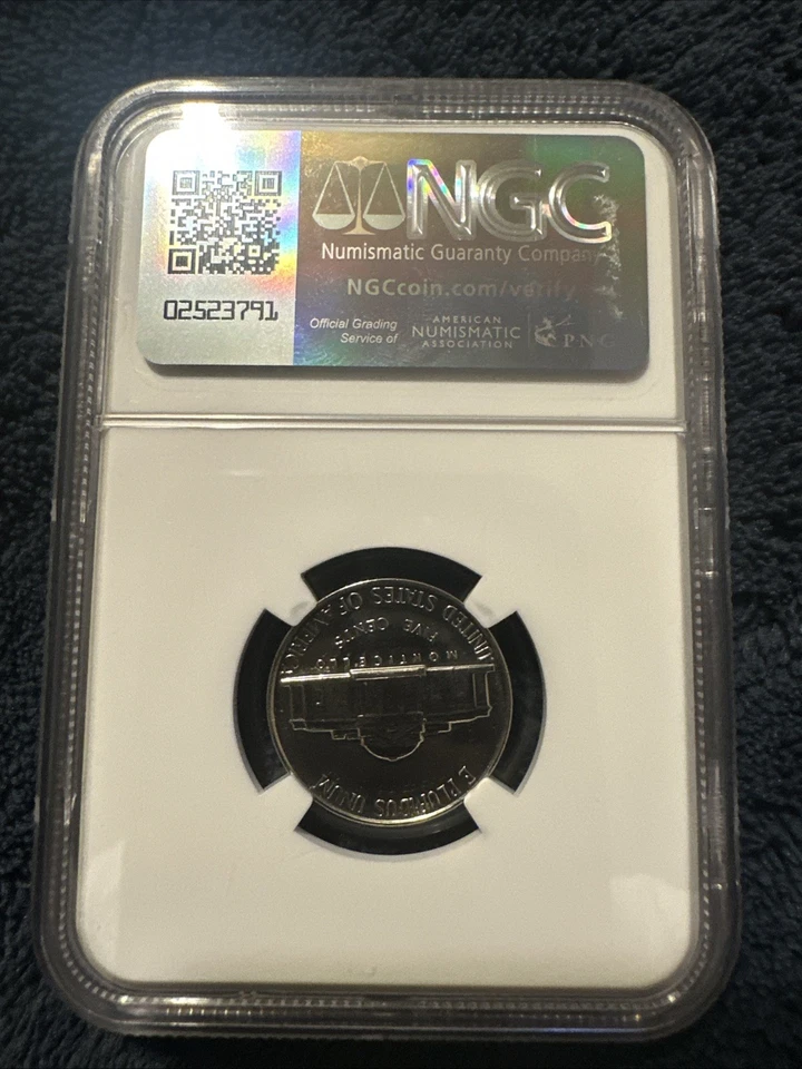 1957 NGC PF68 PROOF THOMAS JEFFERSON NICKEL 5C EXCELLENT EYE APPEAL WHITE LABEL - Image 3 of 4