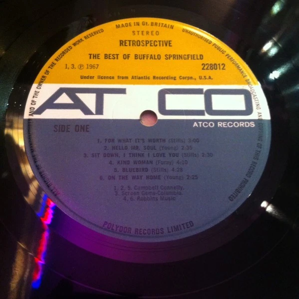 Buffalo Springfield - Retrospective - The Best Of Buffalo Springfield (LP, Comp) - Image 3 of 4
