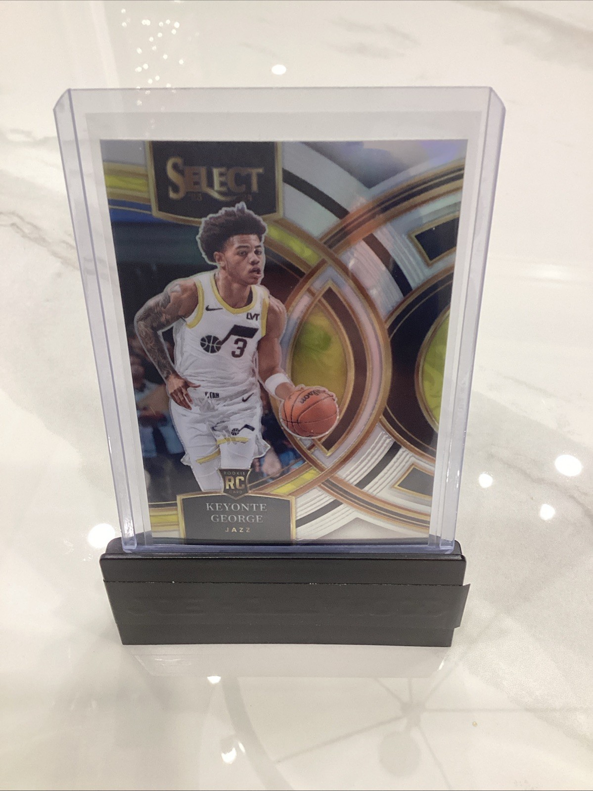 2023-24 Panini Select - Premier Level Keyonte George #109 Silver Prizm (RC)