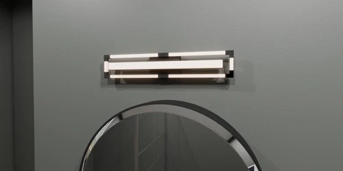 Quoizel PCEIA8524 Elias 24"W Vanity Light - Black - Picture 6 of 7