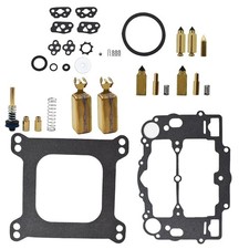 Carburetor Kit For Weber Marine W-4 Bbl Mercruiser 809064 With Floats 8m0120193