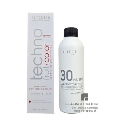 AlterEgo/Techno Fruit Color 10.0 ''Blond Platinum'' + 9% Coactivator Cream 250ml