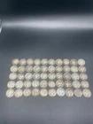 1916-1945 Mercury 90% Silver Dime Roll 50 Coin Lot Collection