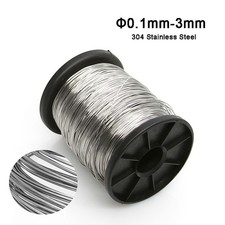 Soft / Hard Stainless Steel Wire Floristry Craft Bonsai Fishing Lures  0.1mm-3mm