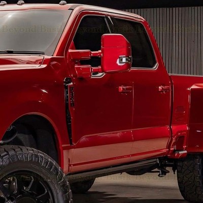 Mirror COVERS for 2020-2024 Ford F250 F350 21-25 F150 Top+Bottom D4 RAPID RED