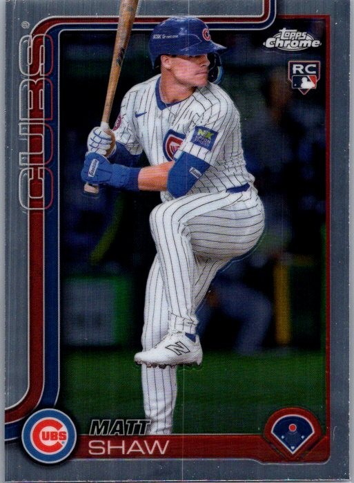 2025 Topps Chrome - Matt Shaw #219 (RC)