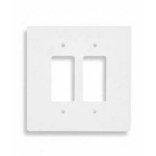 Oversized Decora Light Switch Cover / GFCI Outlet Wall Plate 6x6 Jumbo 2-Gang