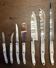 Cutco Homemaker Block With 7 Pearl Knives 