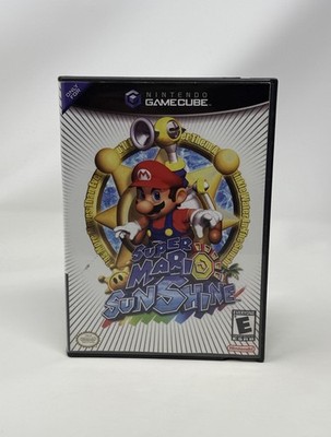Super Mario Sunshine Nintendo GameCube Game and Case Mint Disc Custom Artwork