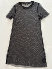 Guess Women’s Black Mesh Dress Cover - Size XS - NWOT