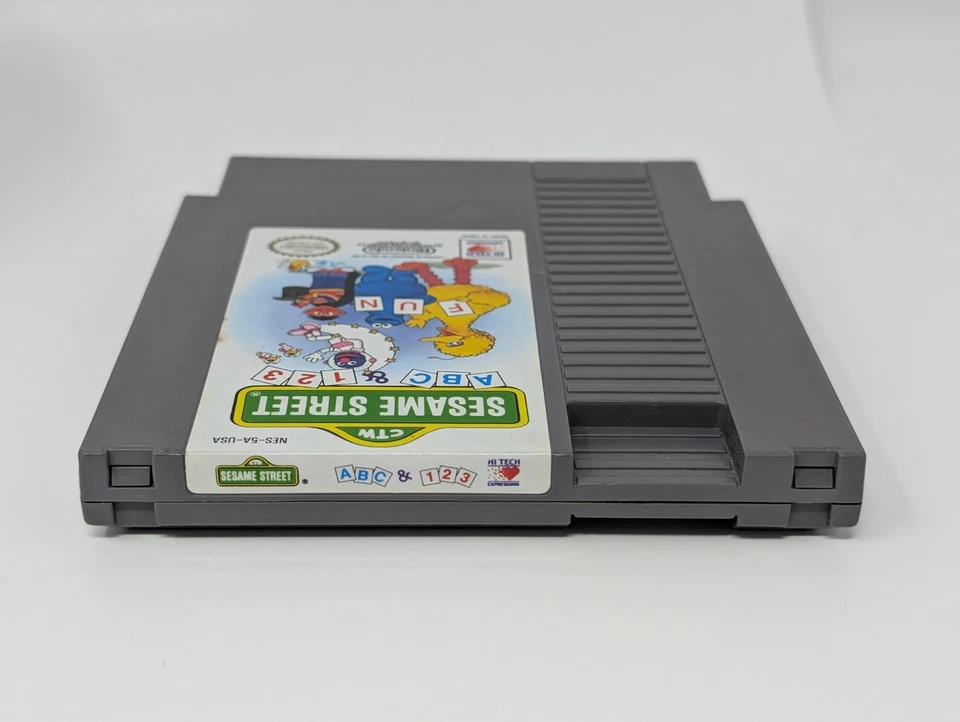 Sesame Street ABC and 123 (Nintendo NES, 1991) - Cart Only - Image 3 of 3