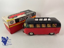 JOUET ANCIEN BANDAI CRAGSTAN JAPAN VW COMBI  FRICTION 21CM 1950