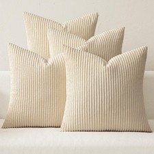 Boho Farmhouse Throw Pillow Covers 18x18 Inch Set of 4 Mordern Nordic Cushion...