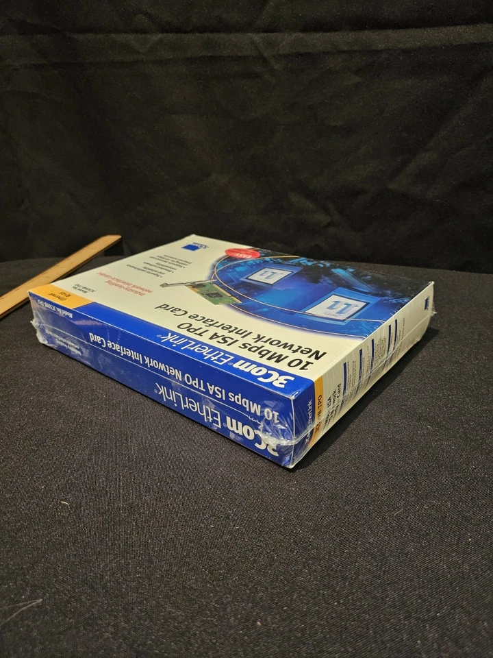 3Com 3C509B-TPO 10Mbps ISA 10 Base-T Ethernet Adapter NIC. Vintage. New Sealed. - Image 3 of 4