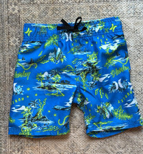 New Hurley Toddler Boys Pull on swim trunks - size 4T - Hawaiian Board Shorts