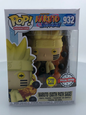 Naruto Uzumaki Chakra de Kybi Glows in the Dark #932 DAMAGED BOX SEE PICS